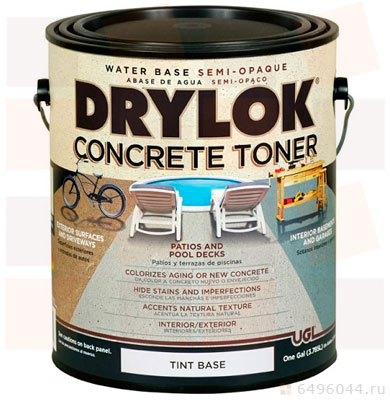 Пропитка для камня и бетона Drylok Concrete Toner.