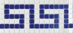 Испанская мозаика Ezarri бордюр Cenefa 1 2545-A/2543-D.