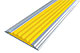 Алюминиевая  полоса с желтой резиновой вставкой NEXT АП40(40мм*5.6мм).