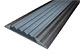 Алюминиевая  полоса с серой резиновой вставкой (46мм*5мм).