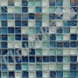 Мозаика на сетке стеклянная DGS037.