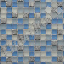 Мозаика на сетке стеклянная GS083.