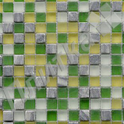 Мозаика на сетке стеклянная GS084.