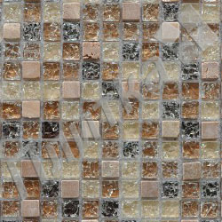 Мозаика на сетке стеклянная GS091B.