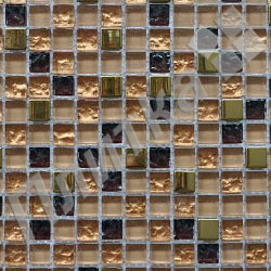Мозаика на сетке стеклянная BXGS091A.