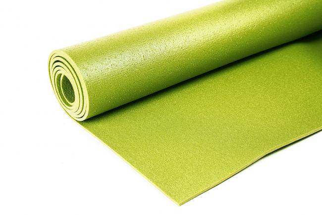 Купить коврик для йоги Yin-Yang Studio зеленый.