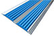 Накладной, алюминиевый профиль NEXT АП70-2 с двойной синей резиновой вставкой.
