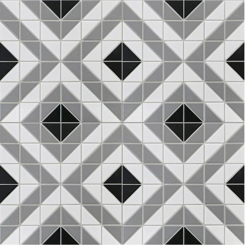 Керамическая мозаика Albion Cube Grey.