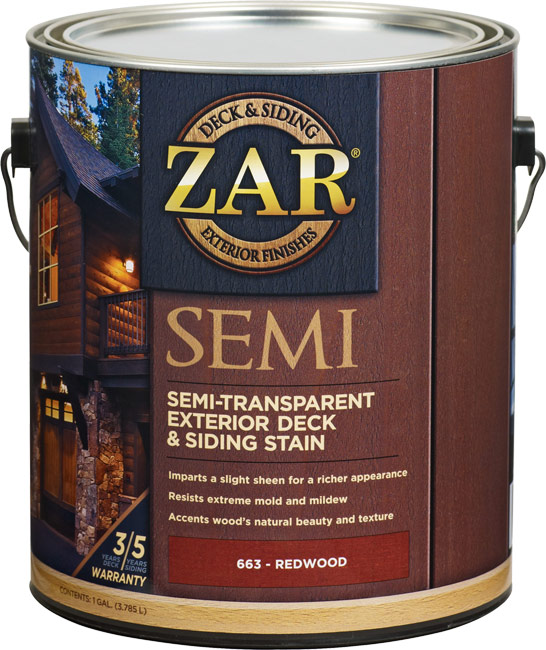 Zar Semi-Transparant Deck and Siding