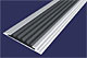 Анодированный алюминиевый профиль против скольжения NEXT АП40 с серебряным алюминием.