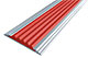 Алюминиевый профиль для ступеней с красной резиновой вставкой NEXT АП40(40мм*5.6мм).