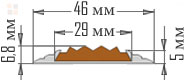 Схема самоклеющейся противоскользящей полосы NEXT АП46