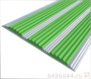 Алюминиевая полоса с тремя вставками 100 мм/5,6 мм